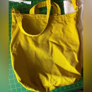 BAGGU Mustard Yellow Tote Bag